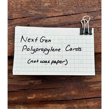 Load image into Gallery viewer, All Weather Index Cards, 3x5 inch - Green