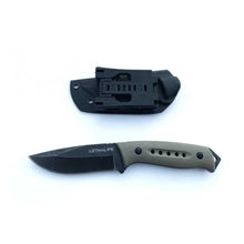 Load image into Gallery viewer, Fixed Blade Hunting Knife - Full Tang, Coyote Brown