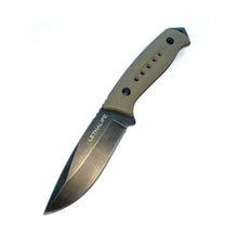 Load image into Gallery viewer, Fixed Blade Hunting Knife - Full Tang, Coyote Brown