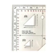 Load image into Gallery viewer, LETHALIFE Military Protractor for Land Navigation