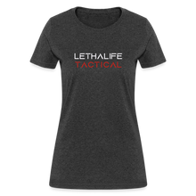 Load image into Gallery viewer, Fitted Women's LETHALIFE Tactical T - heather black