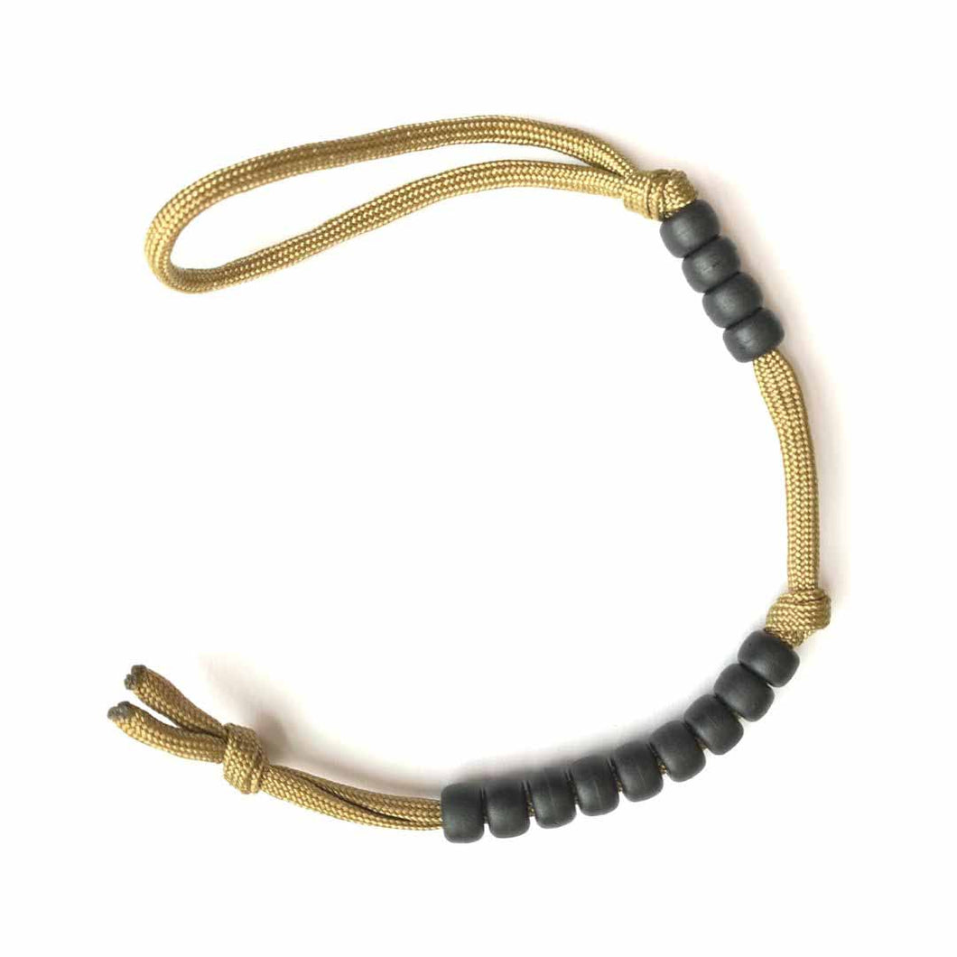 Coyote Brown Pace Counter Matte Black Ranger Beads