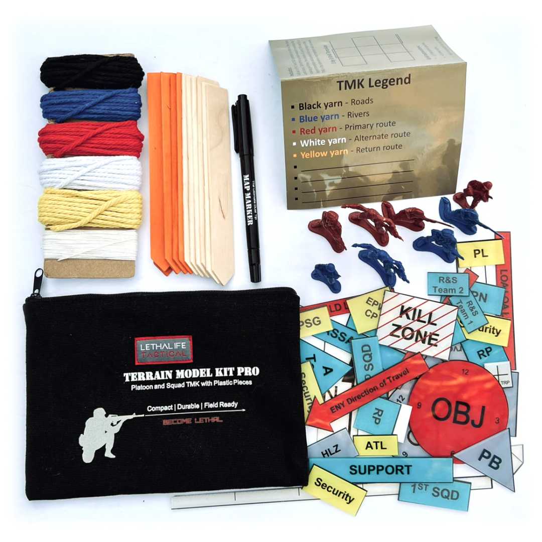 Terrain Model Kit PRO, Plastic Pieces - Platoon and Squad TMK, Army ...