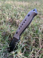 Load image into Gallery viewer, Fixed Blade Hunting Knife - Full Tang, Coyote Brown
