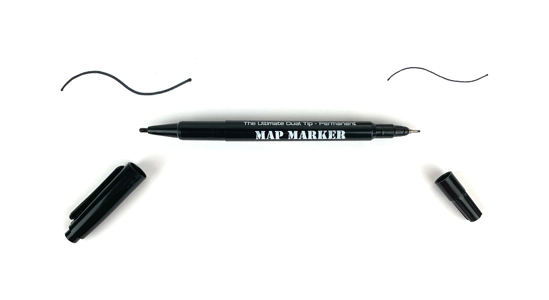 Map Markers - Dual Tip, Fine Point and Standard Point – LETHALIFE