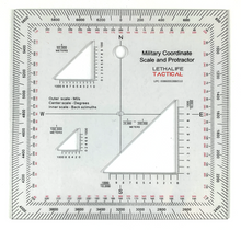 Load image into Gallery viewer, LETHALIFE Military Protractor for Land Navigation
