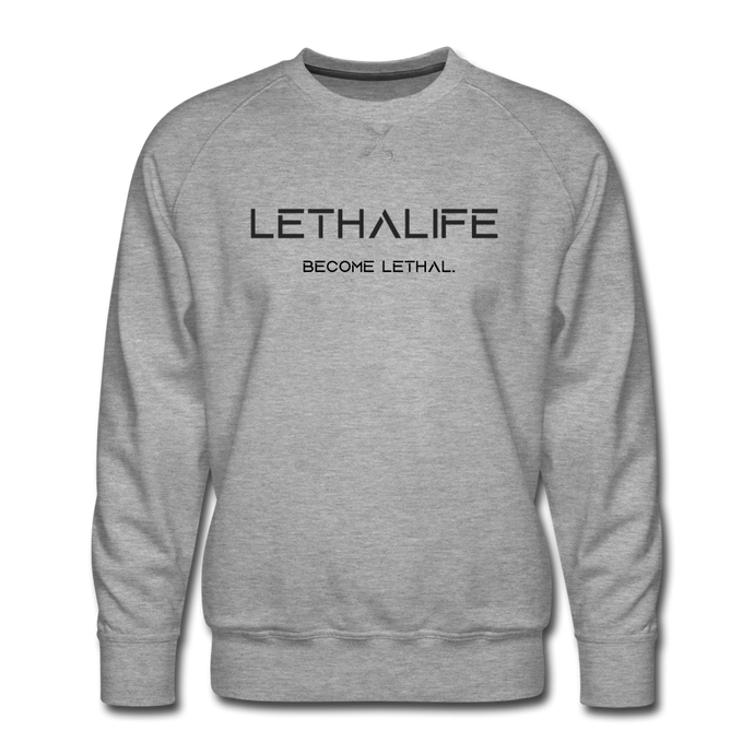 Men’s Premium LETHALIFE Sweatshirt - heather gray
