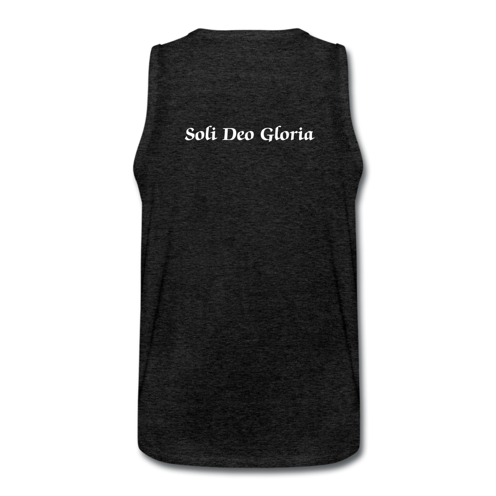 Soli Deo Gloria Tank - charcoal gray