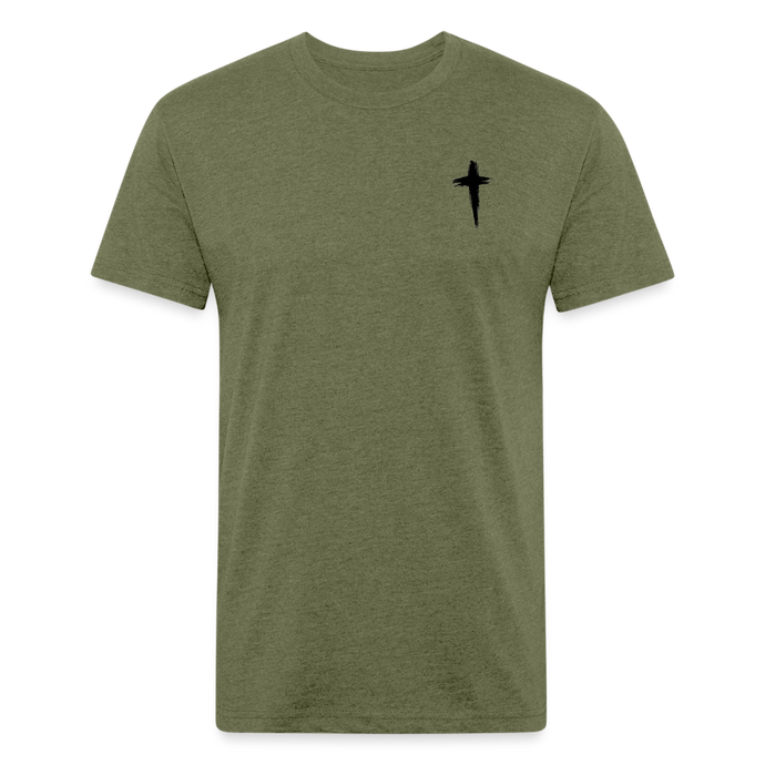 OD Green Philippians 1:21  TDIG T - heather military green