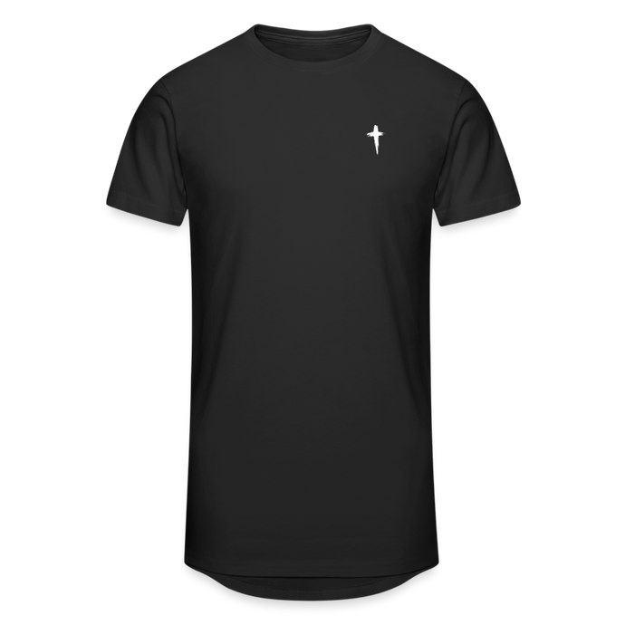 Long Body Urban Cross Tee - black