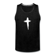 Load image into Gallery viewer, Cross Tank - charcoal gray
