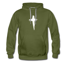 Load image into Gallery viewer, Premium Cross Hoodie - olive green
