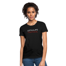 Load image into Gallery viewer, Fitted Women&#39;s LETHALIFE Tactical T - black
