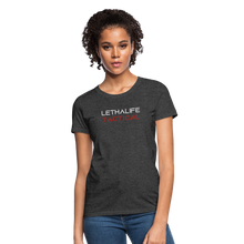 Load image into Gallery viewer, Fitted Women&#39;s LETHALIFE Tactical T - heather black
