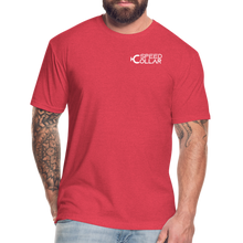 Load image into Gallery viewer, Fitted Cotton/Poly T-Shirt by Next Level - heather red
